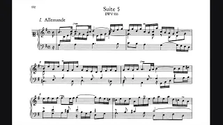 J.S. Bach - Allemande - French Suite No.5 in G-Major BWV 816