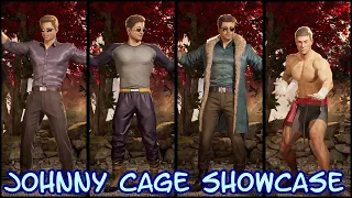 Johnny Cage Showcase - Gear & Skins (Rank 35) - Mortal Kombat 1
