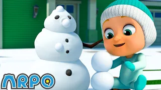 Snowball Showdown: Ready, Steady, Throw Snowballs!  | ARPO | Kids TV Shows | Cartoons For Kids