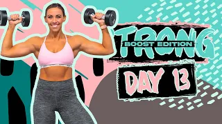 50 Minute Abs, Arms, & Cardio Circuit Workout | STRONG [BOOST] - Day 13