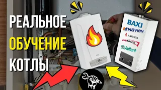 РЕАЛЬНОЕ Обучение котлы от мастера с ОПЫТОМ 16 лет! Обучение газовых котлов НА ПРАКТИКЕ / Курс котел