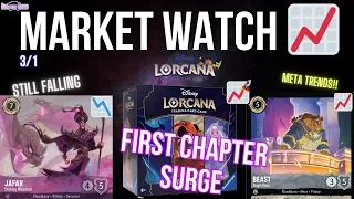 Disney Lorcana MARKET WATCH (1st Chapter and Meta Cards BOOM) - Ep. 48 Friday 3/1