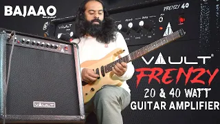 First look at the new Vault Frenzy 20 & 40 Watt Combo Guitar Amplifiers w/Distortion, Reverb & Delay