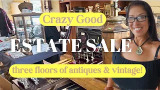 I’M DOING A GIVEAWAY!! Three floors and 70 years of estate antiques and vintage!