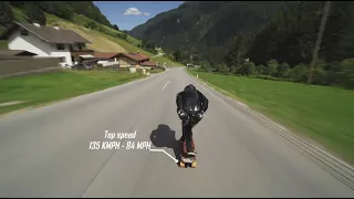 Downhill Skateboard World Record - World Fastest Stand-Up Slide