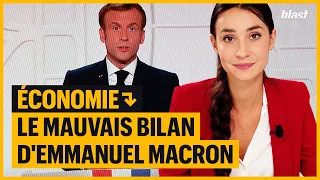 ÉCONOMIE : LE MAUVAIS BILAN D'EMMANUEL MACRON