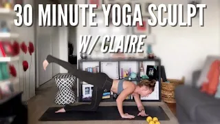 30 Minute Yoga Sculpt | Full Body Workout