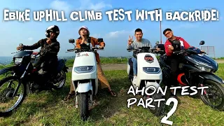 KESO EBIKE AHON TEST2! ME ANGKAS HINDE NA KAYA?