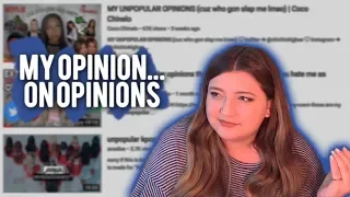 your opinions aren't unpopular
