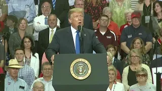 Trump mocks Kavanaugh accuser Ford in rally speech