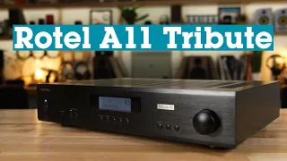Rotel A11 Tribute stereo integrated amplifier with Bluetooth | Crutchfield