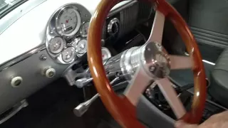 Steering 50 Chevy Fleetline, with Jaguar front suspension.