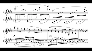 Clair de Lune (C. Debussy) Score Animation