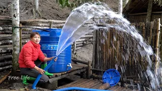 Pump water for the farm when the dry days are long, Build a firewood house. Building farm, Free Life