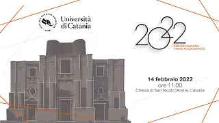 Unict 2022 - Inaugurazione 587° anno accademico