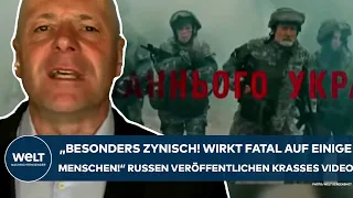 PUTINS KRIEG: "Besonders zynisch! Wirkt fatal auf einige Menschen" Russen produzieren krasses Video