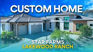 Tour a GORGEOUS Custom Home in Lakewood Ranch Florida!