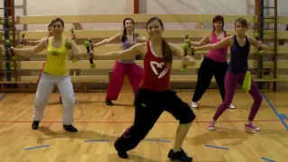 Pitbull - Sube Las Manos Pa' Arriba - Zumba Toning choreography by Lucia Meresova [HD]