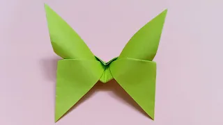 How To Make an Easy Origami Butterfly (Less than 3 minutes)