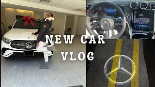 BOUGHT MY DREAM CAR AT 25 | 2024 MERCEDES GLC 300 | VLOG + CAR TOUR