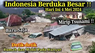 BARU SAJA JEMBATAN & RUMAH HANYUT!! DETIK² BANJIR BANDANG LUWU & SIDRAP HARI INI! Semua Pada Hanyut!