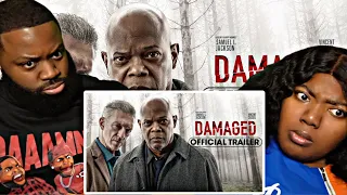 Damaged (2024) Official Trailer REACTION 🧑🏾‍💻‼️ | Samuel L. Jackson, Vincent Cassel