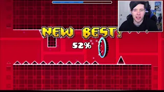 DanTDM Geometry Dash perfectly cut screams