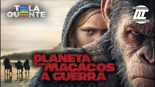 Chamada do filme "Planeta dos Macacos: A Guerra" em Tela Quente 09/08/2021