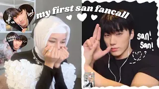 my first fancall experience w/ ateez san! | atiny vlog, grwm, thoughts (i love him)