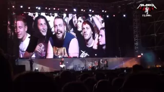 Metallica - "james please give me your guitar" - Big 4 - Rho (Milan) - 2011