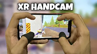 iPhone XR Handcam 60FPS 😍 / iOS 17 Pubg Test 🔥 / 4 Fingers + Gyro!!