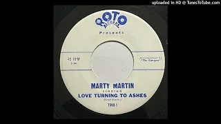 Marty Martin and The Rangers - Love Turning To Ashes   - Roto Records 7990-1