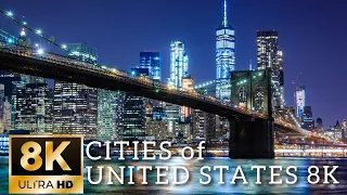 Flying over American Cities 8K Ultra HD Drone Video#8K #american #Cities