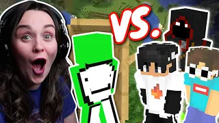 Reaction to DREAM vs 3 HITMEN!! | Dream Reaction Series