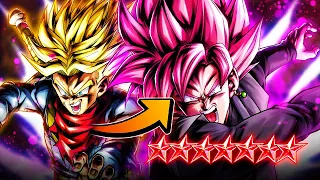 STILL ABLE TO PUT IN WORK?! GRN GOKU BLACK WITH SUPPORT TRUNKS SHREDS! | Dragon Ball Legends