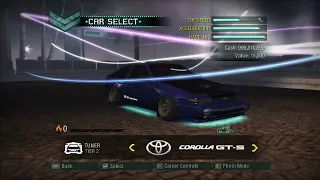 Need For Speed Carbon: REDUX MOD 1.2 / Toyota AE86 TUNING TEST (2022)
