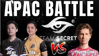 INTENSE BATTLE - JREMY & GIAN against PRX something show off in APAC