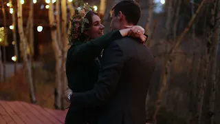 Late Fall October Wedding at Wild Basin Lodge