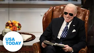 SNL debuts a new 'tumbling' Joe Biden | USA TODAY