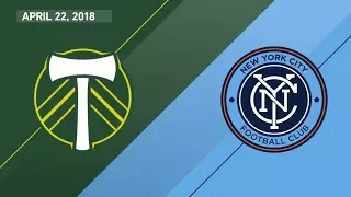 HIGHLIGHTS: Portland Timbers vs. New York City FC | April 22, 2018