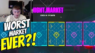 Reactions to BEST & WORST Night Markets in Valorant