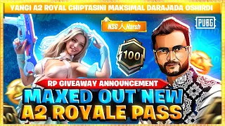 MAXED OUT NEW A2 ROYAL PASS | PUBG MOBILE VIDEO BY NSG HARSH