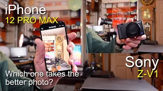 12 Pro Max & Sony Z-V1 - which camera takes the better photo?