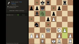 I DEFEATED Stockfish level 8 with EXCHANGE ODDS on lichess!!