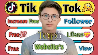 5 🆓 website likes increase on tiktok ❤️|tiktok free likes and followers website |tiktok likes#like
