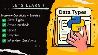 Python Data Types| Exercise and Interview Questions | Lets Learn
