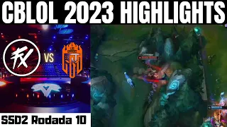 FX vs LOS Melhores Momentos do Jogo | CBLOL 2023 1ª Etapa S5D2 Rodada 10 | Fluxo vs Los Grandes