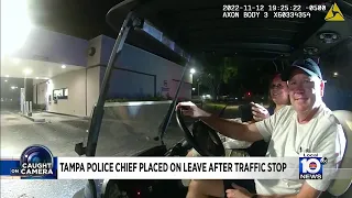Tampa police chief placed on leave after traffic stop with husband
