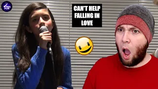 ANGELINA JORDAN "CAN'T HELP FALLING IN LOVE" | FAULPLAY REACTS