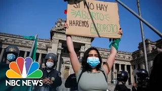 Women Across Latin America Demonstrate For Abortion Rights